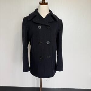 Vintage 1960s dark blue peacoat military